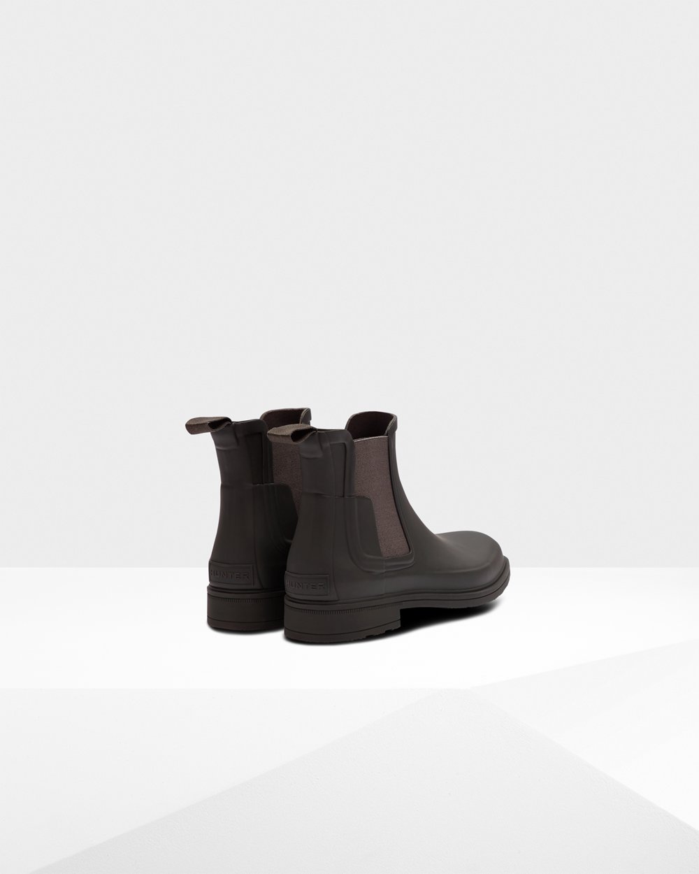 Botas Chelsea Hunter Homem Cinzentas Escuro - Refined Slim Fit - 92OQEFIMP